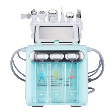 Corée 6 en 1 machine de beauté multi-fonction H2O2 Hydrogène Small Bubble Facial avec mise à niveau de la poignée RF